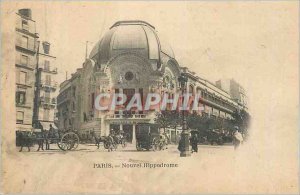 Postcard Old New Paris Hippodrome (map 1900)