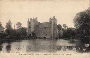 CPA Paimpont Chateau de Trecesson (1237011)