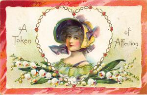 Valentines Day Love Missives Poem Embossed Raphael Tuck #10 Postcard