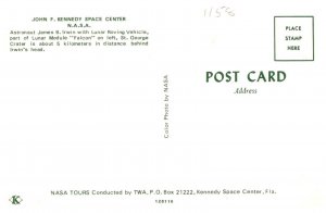 Astronaut James Irwin Lunar Roving Vehicle