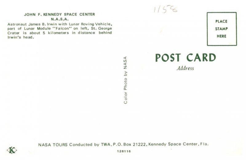 Astronaut James Irwin Lunar Roving Vehicle