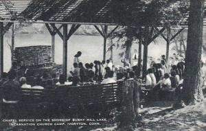 Chapel Service On The Shore Of Bushy Hill Lake Incarnation Church Camp Ivoryt...