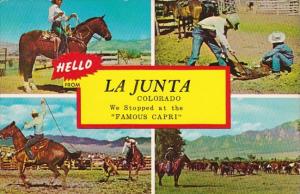 Colorado Hello From La Junta Horse Roundup Scenes