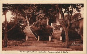 CPA manosque the monumental staircase of the plain (1208944) 