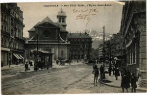 CPA GRENOBLE - Rue Felix Poulat l'Église St-Louis (164705)