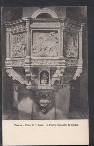 Italy Postcard - Firenze - Chiesa Di S.Croce - Il Pulpito  B1184