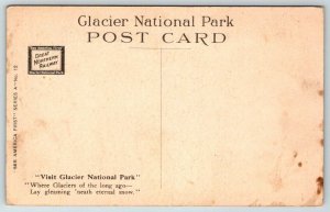 Great Northern Railway  Glacier National Park  Montana   Postcard  c1910