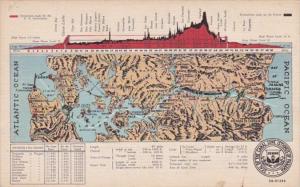 Map Of The Panama Canal Curteich