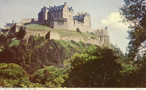 UK - Scotland, Edinburgh - Edinburgh Castle from West End