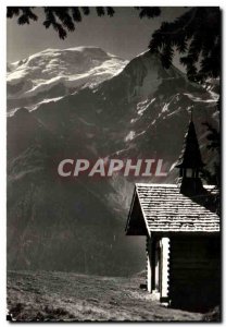 Old Postcard Invitation In contemplation Mont Blanc