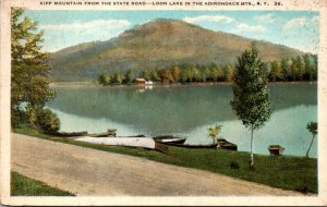 New York Adirondacks Loon Lake and Kipp Mountains From The State Road 1928 Cu...