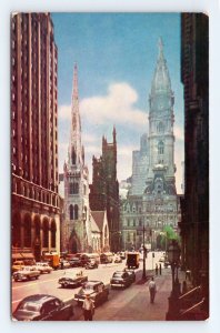 North Broad Street View Philadelphia Pennsylvania PA UNP Chrome Postcard P3