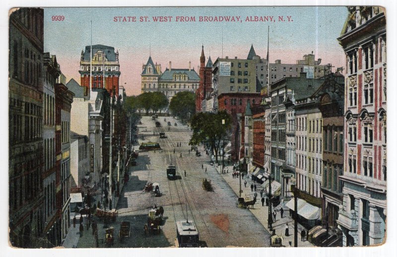 Albany, N.Y., State St. West From Broadway