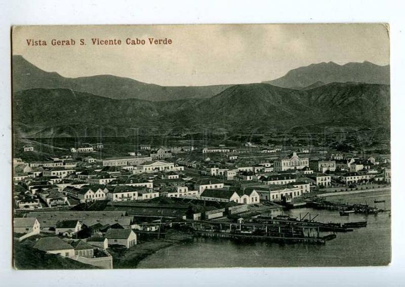 213805 AFRICA CABO VERDE view Gerab S.Vicente Vintage postcard