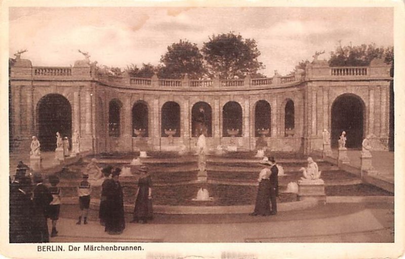 Der Marchenbrunnen Berlin Germany Unused 