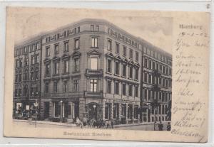 B82203 hamburg restaurant siechen germany   front back image