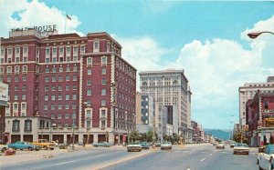 Autos Broad Street Chattanooga Postcard Read  House Color King 10460