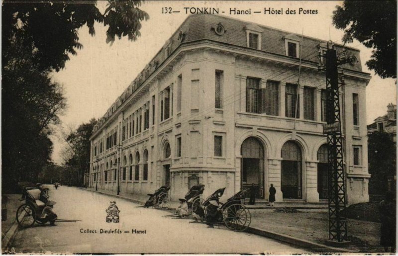 CPA AK VIETNAM Tonkin HANOI - Hotel des Postes (62410)