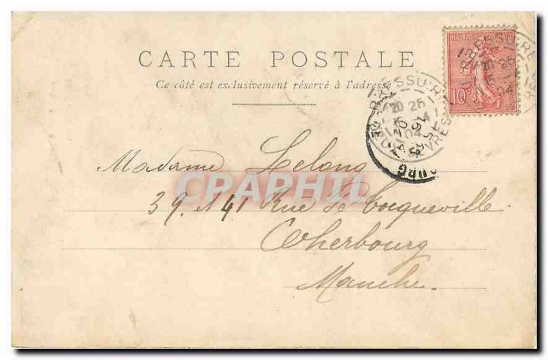 Old Postcard Paris Pantheon