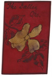 Leather, Velvet Flower, The Dalles OR Vintage Postcard Z11