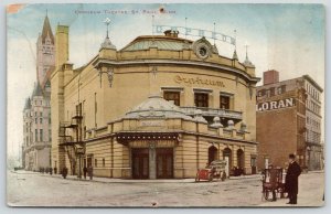 St Paul Minnesota~Orpheum Theatre~Gallery Entrance On Side~Popcorn Wagon~c1910