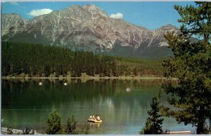 Patricia Lake and Pyramid Mountain Jasper National Park Canada Postcard