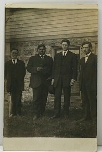 RPPC Distinguished Gentleman Doctors, Illinois to Iowa c1910 Postcard C10