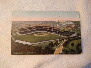 1909 Interior, Ball Park, Pittsburgh, Pennsylvania Baseball Postcard