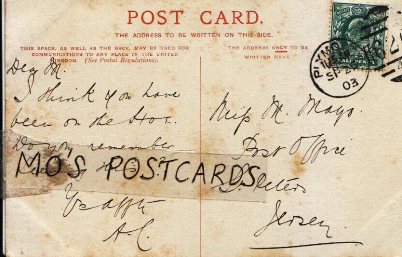 Genealogy Postcard - Mags - Post Office - St Peters - Jersey - Ref 521B