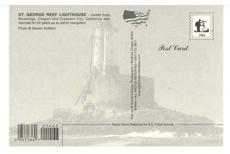 OR - St. George Reef Lighthouse (continental size)