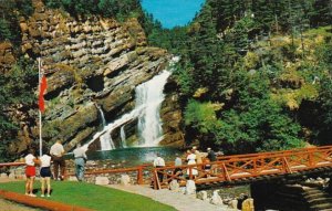 Canada Alberta Cameron Falls In Waterton Lakes