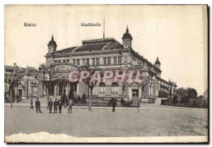 Old Postcard Mainz Stadthalle