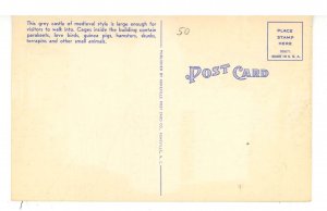 VA - Roanoke. Mill Mountain, Children's Zoo- Castle