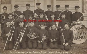 IL, Rutland, Illinois, RPPC, Rutland Military Band, 1911 PM, Photo