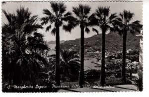 Real Photo, Margherita Ligure, Villa delle Palme, Italy Used 1953