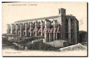 Postcard Old Saint Maximin Var Basilica