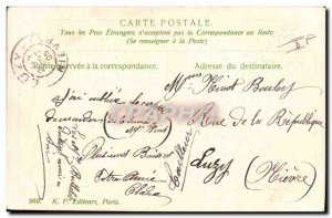 Old Postcard Fantasy Flowers