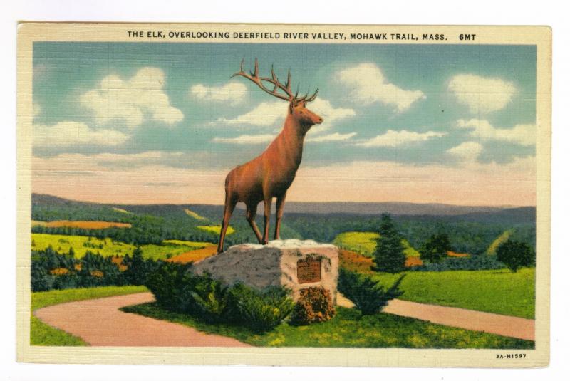 Bennington, Vermont to Philadelphia, Pennsylvania 1939 PC, The Elk, Mohawk Trail