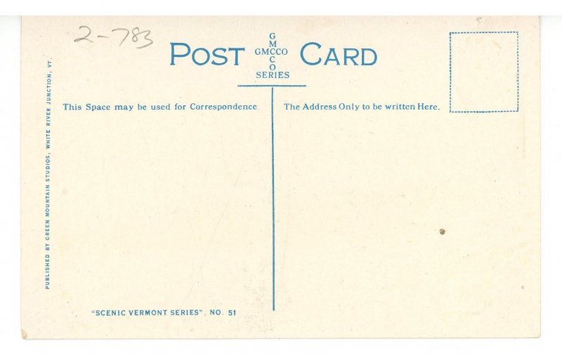 VT - Mount Ascutney. Winter, South Side View