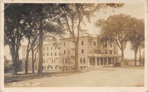 J13/ South Poland Maine RPPC Postcard c1910 Riccar Inn 37