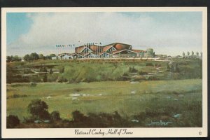 America Postcard - National Cowboy Hall of Fame, Oklahoma City    BR420