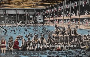 Interior of Bath House - Redondo Beach, California CA  