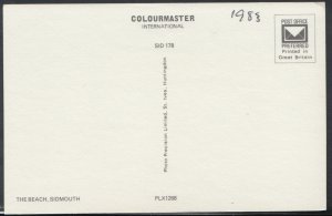 Devon Postcard - The Beach, Sidmouth    RS10288