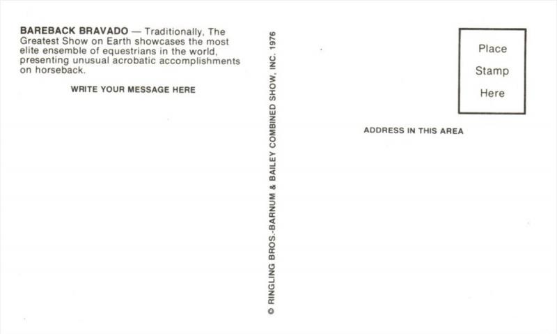 Ringling Bros. Barnum Bailey Circus -   Bareback Bravado