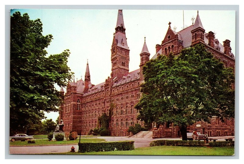 Vintage 1960's Postcard Healy Building Georgetown University Washington DC