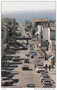 Street View, Store Fronts, Mont-Joli Cte. Matapedia, Quebec, Canada, PU-1989