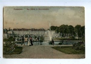 203227 GERMANY HANNOVER King palace Vintage postcard