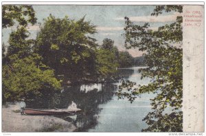 A shady nook, Almonesson Lake, Row boat, New Jersey, PU-1912