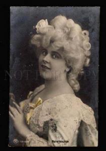 022018 Reta WALTER Opera Star in Wig. Vintage Photo