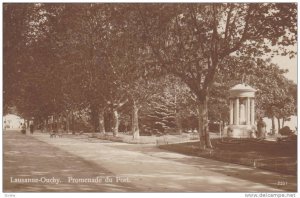 RP, Promenade Du Port, Lausanne-Ouchy, Vaud, Switzerland, 20-40s